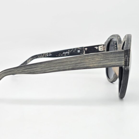 Linda Farrow 3.1 Phillip Lim PL/166/1 Grey Horn Stripe Frame Grey Len Sunglasses main image 13